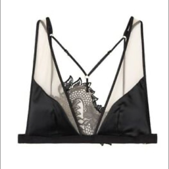 SOLD NWT Victoria’s Secret Dragon Lace Plunge Bralette - Picture 7 of 8